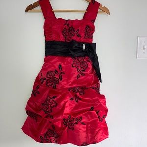 Sequin Hearts Red Girls Dress Sz. 12 - Christmas